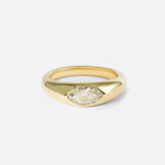 Front view of Optic Ring / Antique Diamond