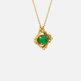 Side view of Melee Halo Pendant / Cabochon by Hiroyo Jewelry