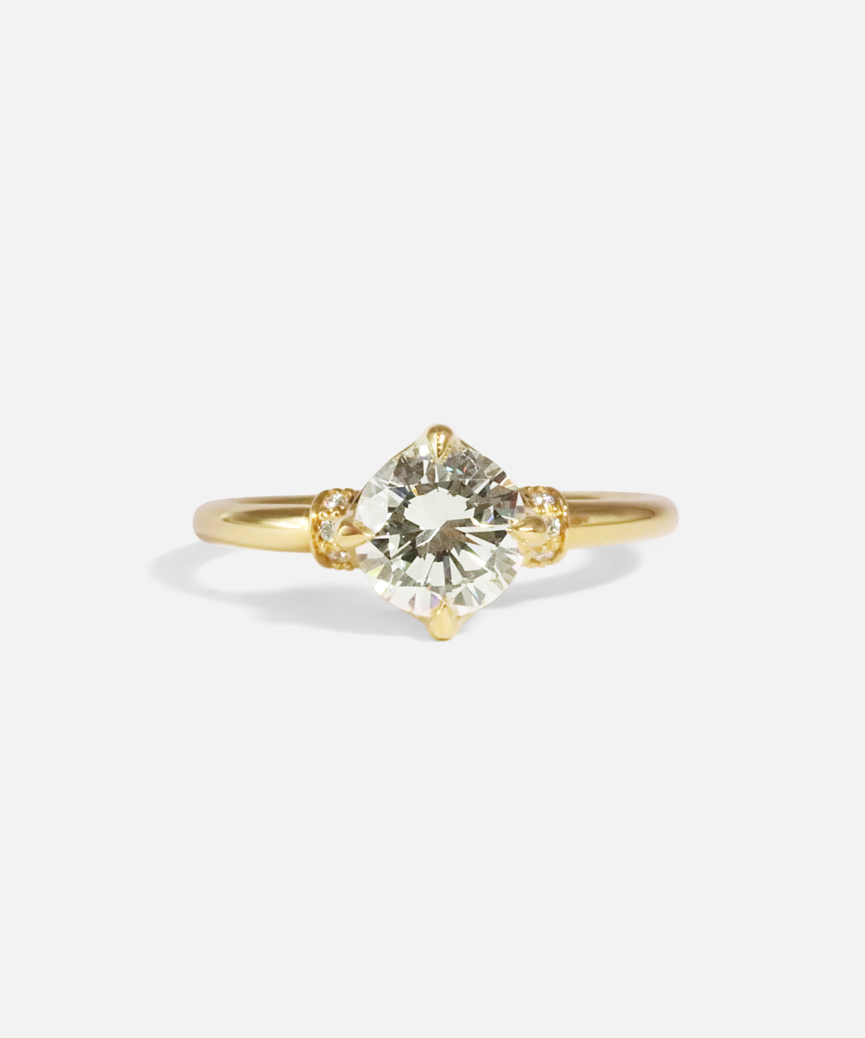 Front view of Lara Diamond Ring by Nishi