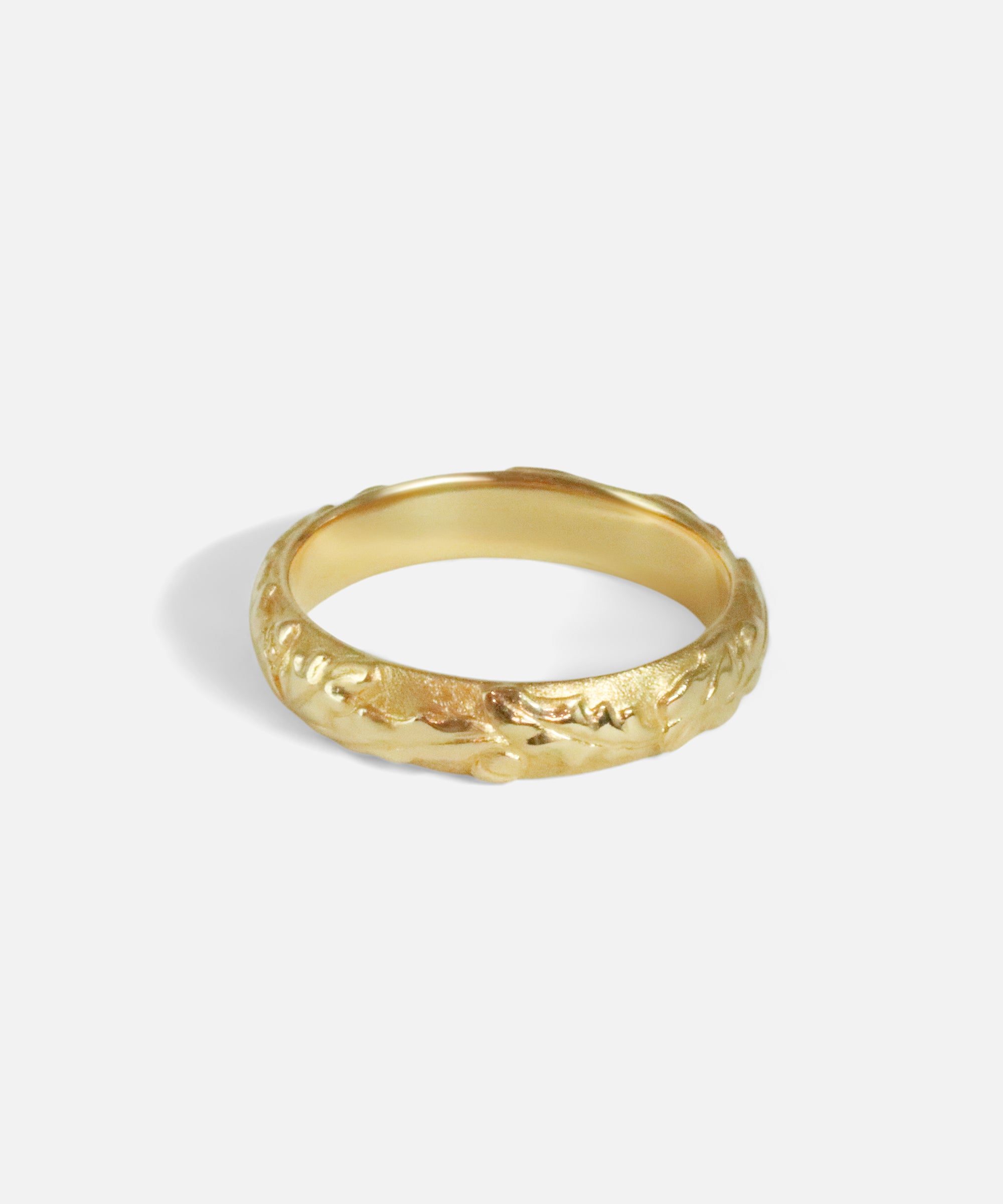 Angled side view of Oak Band by O Channell Designs