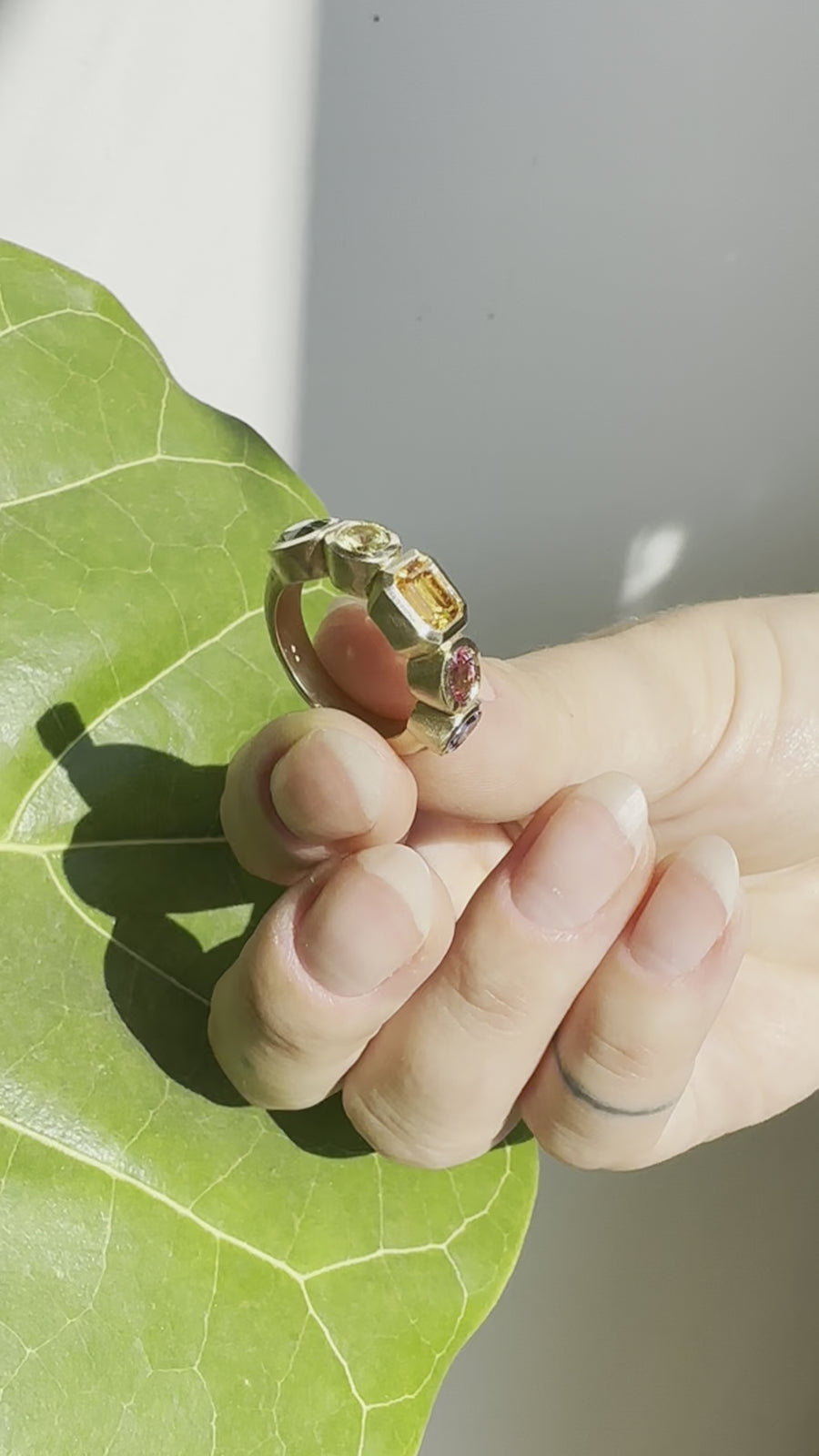 5 Stone Candy Ring