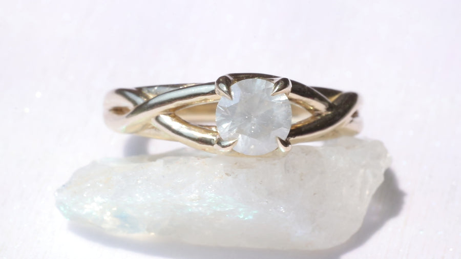 Twist Solitaire Ring