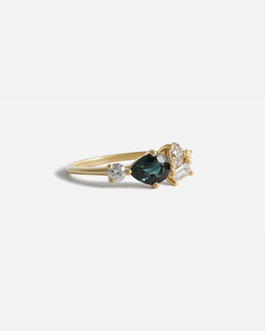 Milky Way / Montana Sapphire By fitzgerald jewelry in ENGAGEMENT Category