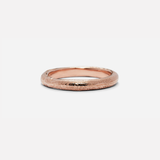 Round Band / 3.25mm Reticulated By fitzgerald jewelry in WEDDING Category