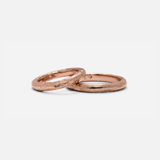 Round Band / 3.25mm Reticulated By fitzgerald jewelry in WEDDING Category