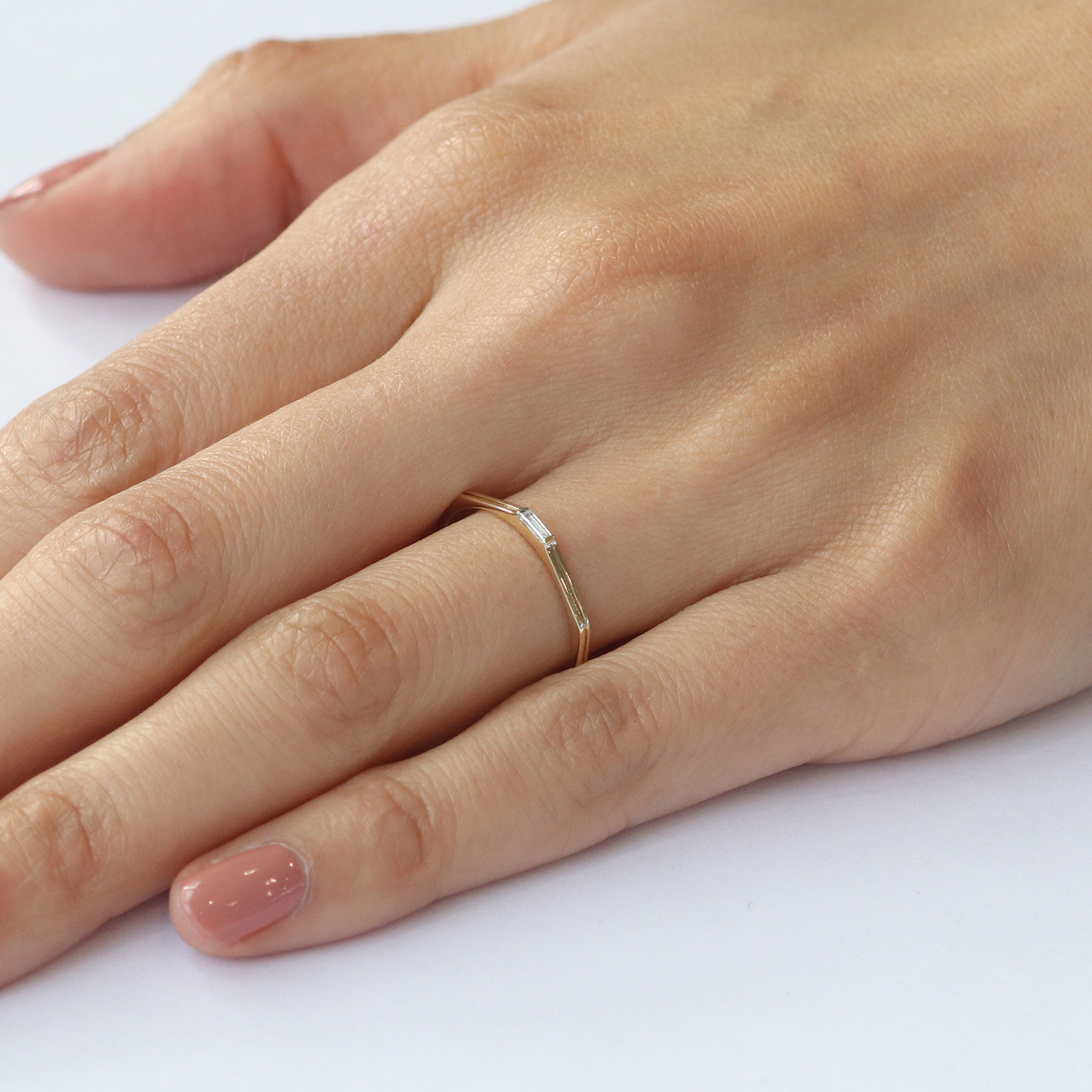 Galaxy / Baguette Diamond Band By Ruowei in WEDDING Category