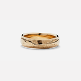 Pebble Wide / Band Reticulated By fitzgerald jewelry in WEDDING Category