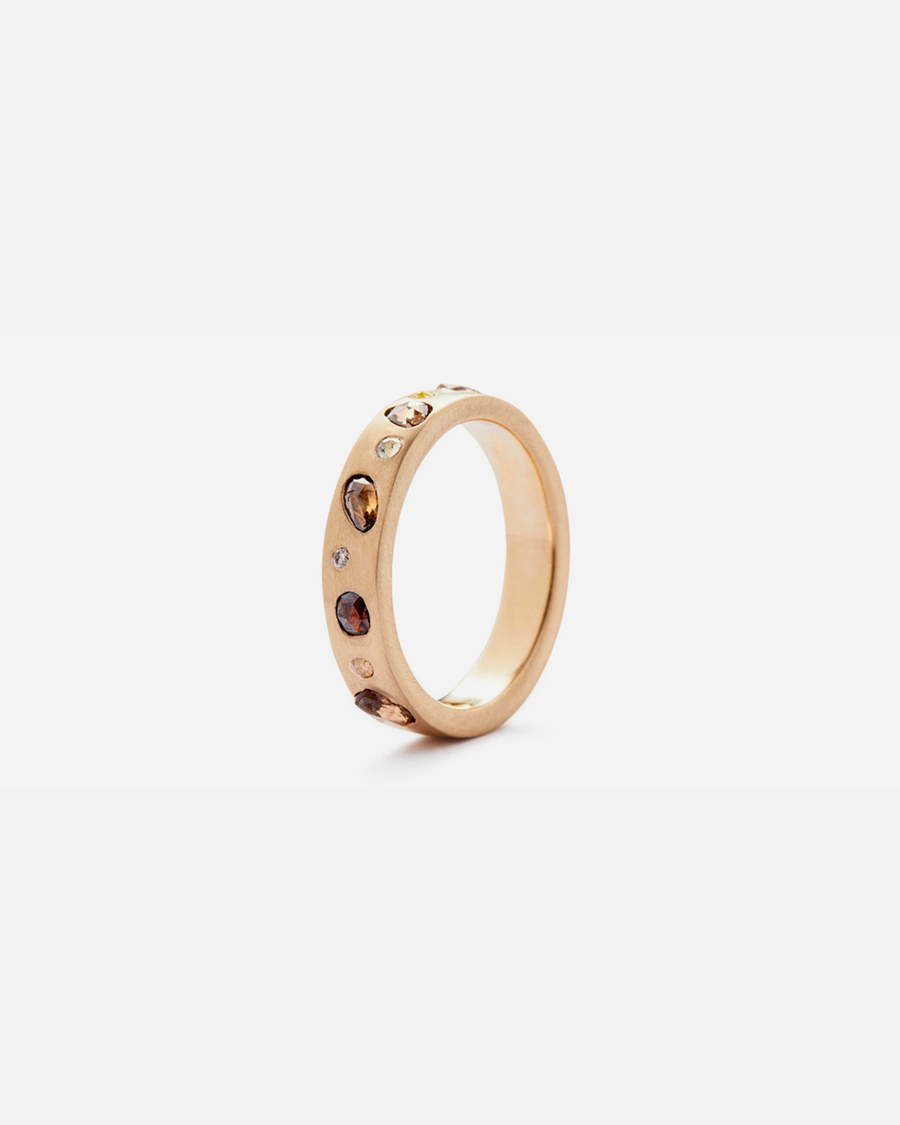 Leopard / Mixed Diamond Band By Casual Seance in WEDDING Category