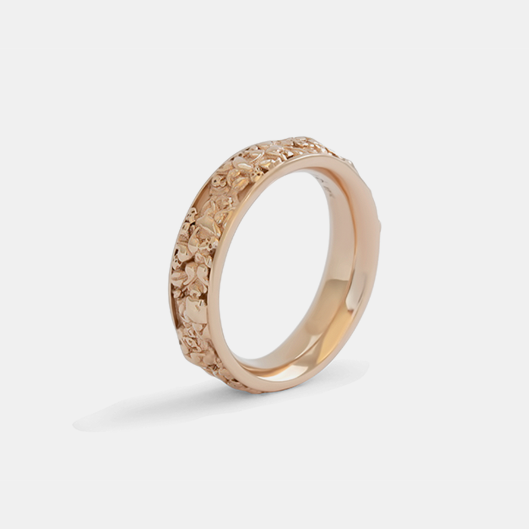 Rose Garden / 4.5mm By fitzgerald jewelry in WEDDING Category
