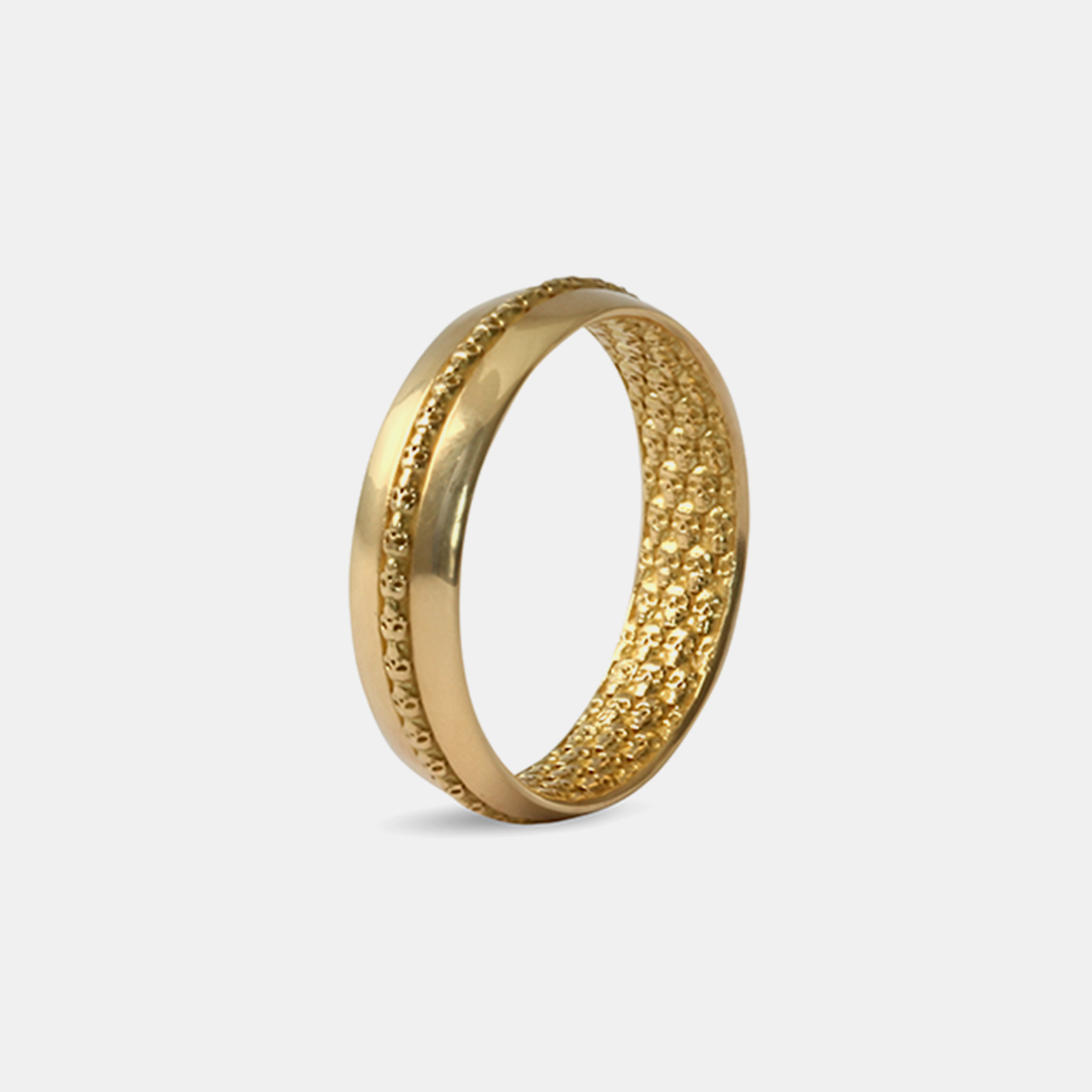 Above + Below / 5.50mm Band By fitzgerald jewelry in WEDDING Category
