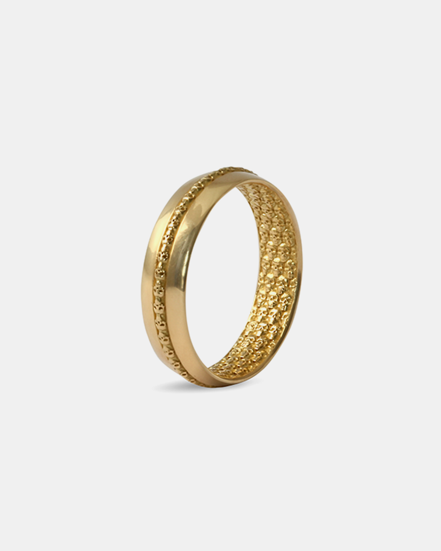 Above + Below / 5.50mm Band By fitzgerald jewelry in WEDDING Category