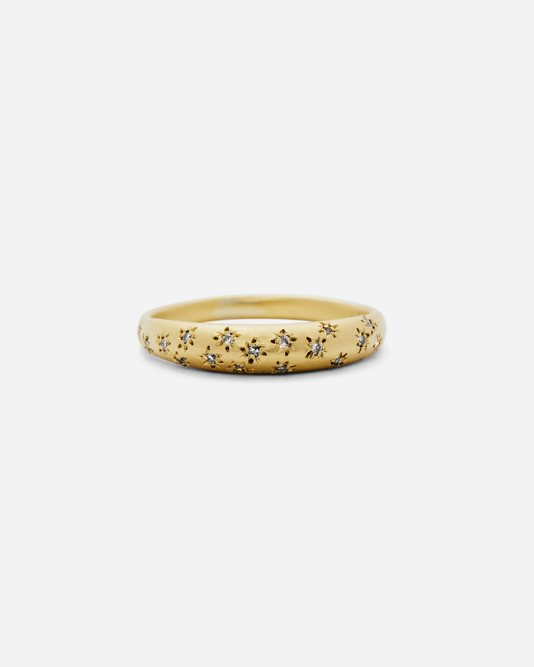 Moon Band / Star Set Diamonds By Hiroyo