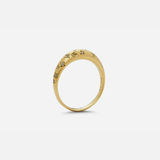 Moon Band / Star Set Diamonds By Hiroyo