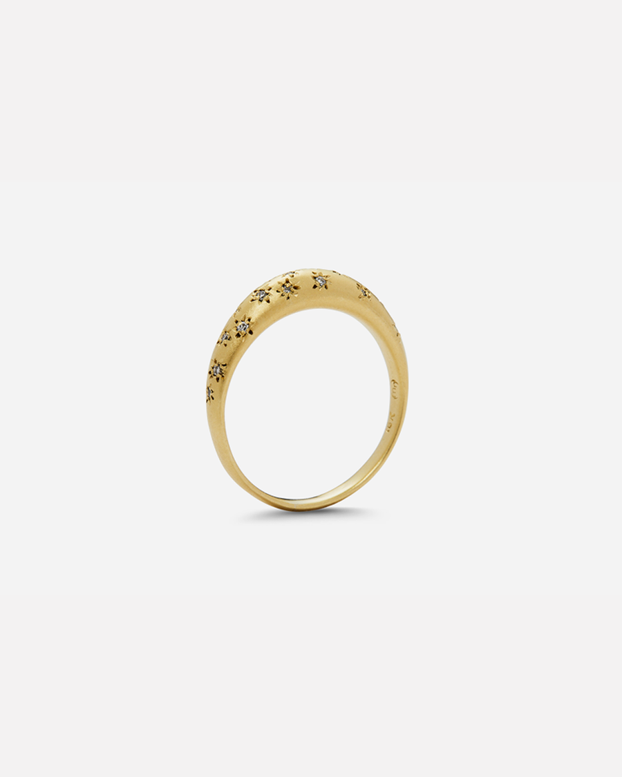 Moon Band / Star Set Diamonds By Hiroyo in WEDDING Category