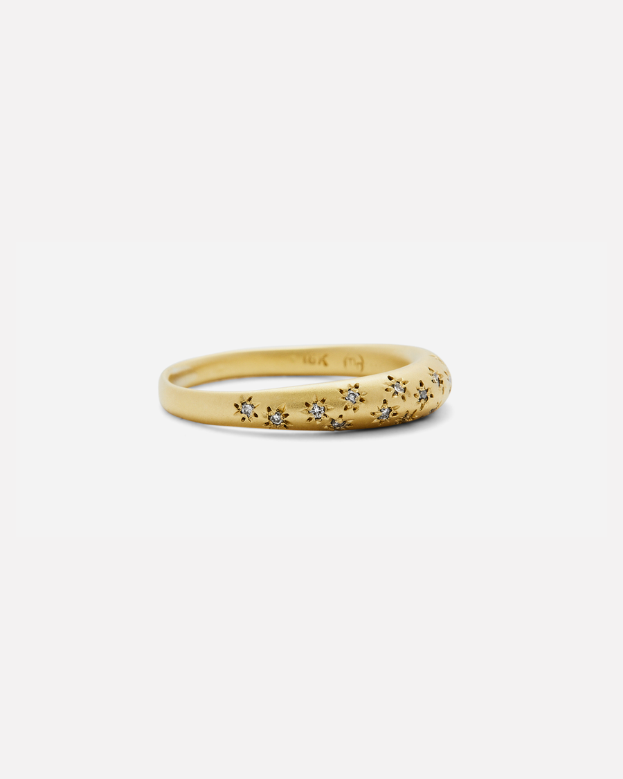 Moon Band / Star Set Diamonds By Hiroyo in WEDDING Category