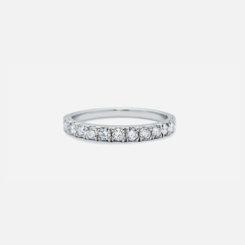 Orbit Band / Standard Pave 12 White Diamonds By Hiroyo in WEDDING Category
