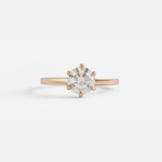 Wei / 6-Prong White Round By fitzgerald jewelry