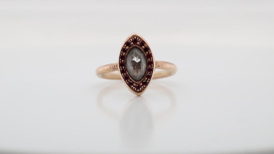 Corona / Rubies Ring