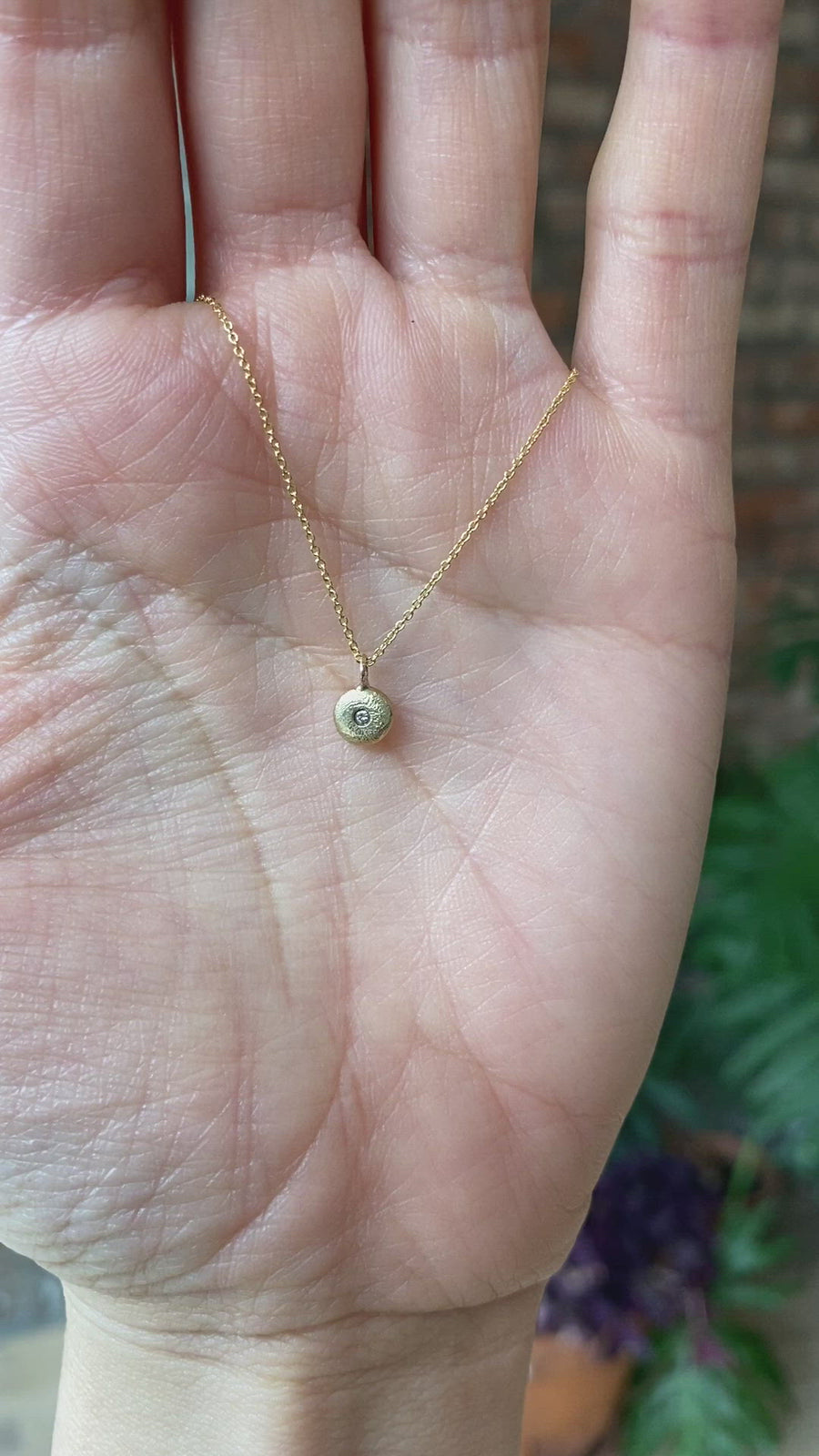 Textured Disc / Pendant