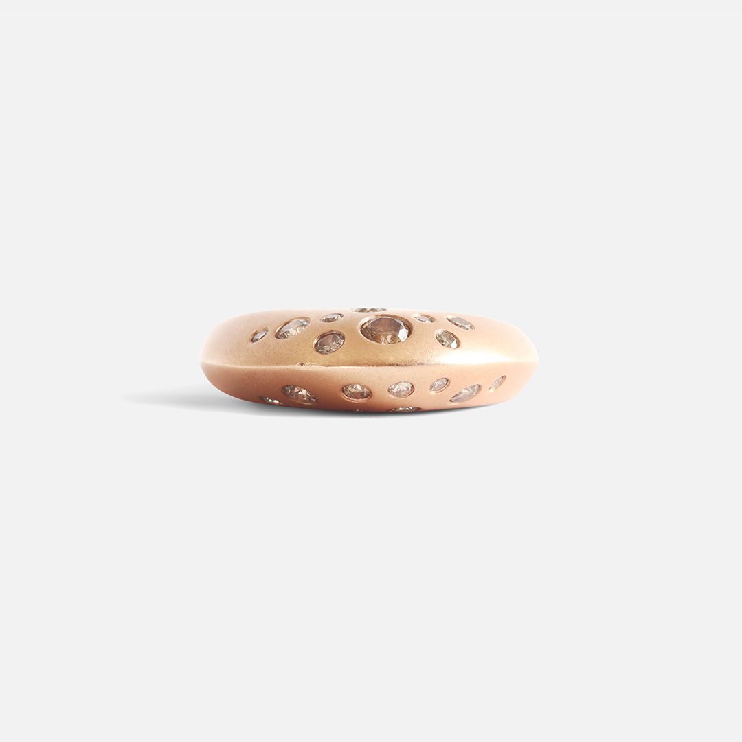 Peak / Multi-Diamond Ring By Hiroyo in dome Category