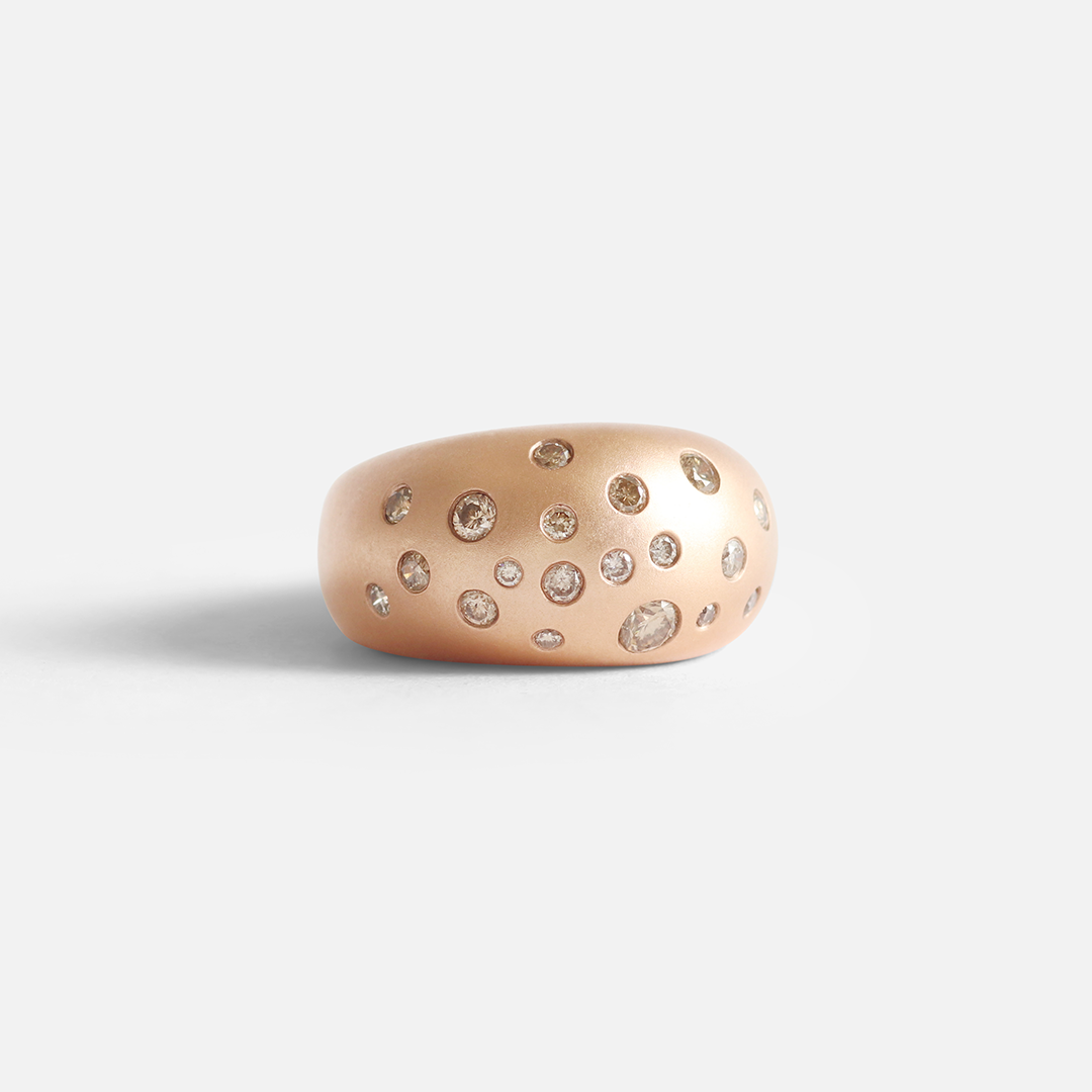 Dome / Multi-Diamond Ring By Hiroyo in dome Category