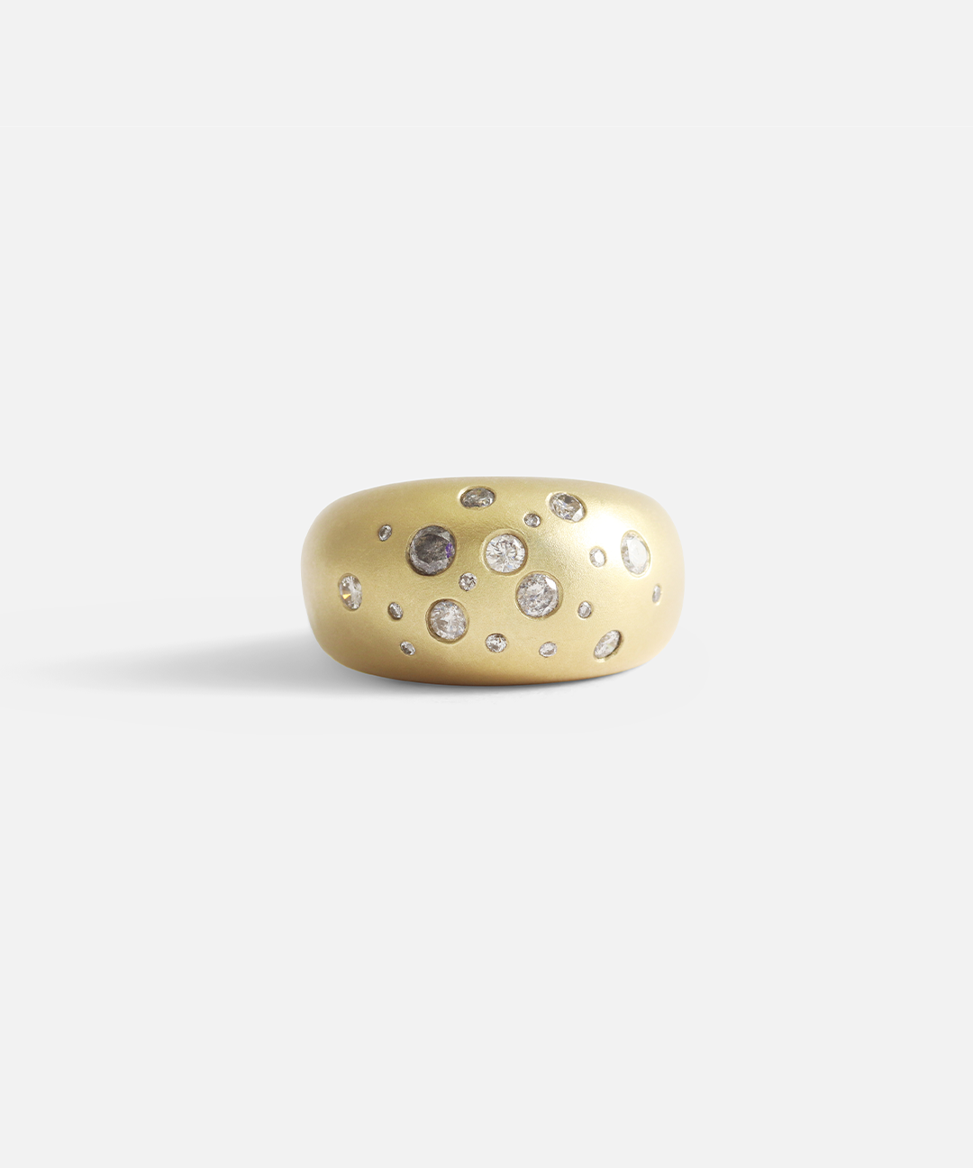 Dome / Multi-Diamond Ring By Hiroyo