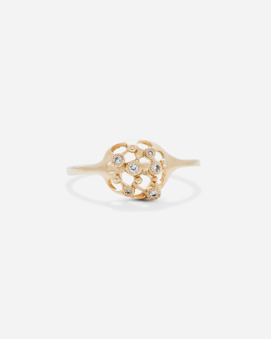 Melee 49 / White Diamonds By Hiroyo in rings Category