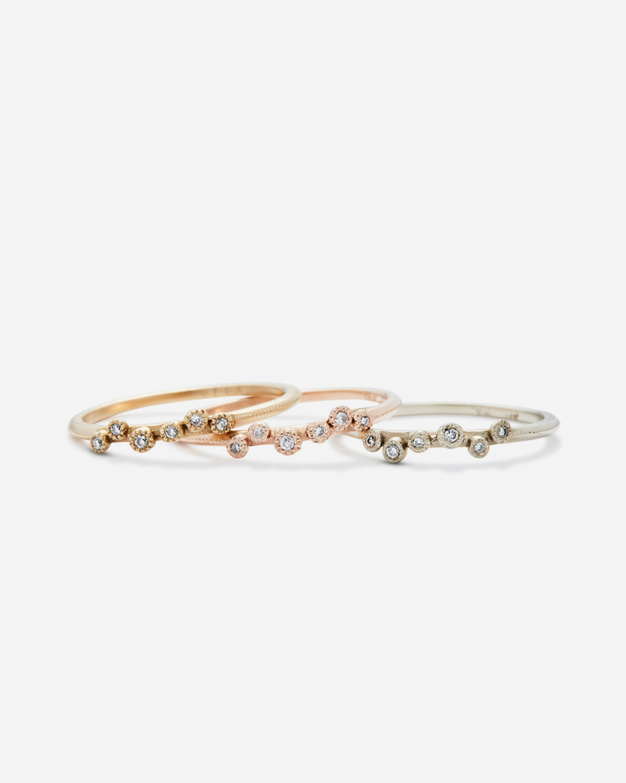 Melee 5 / White Diamonds By Hiroyo in rings Category