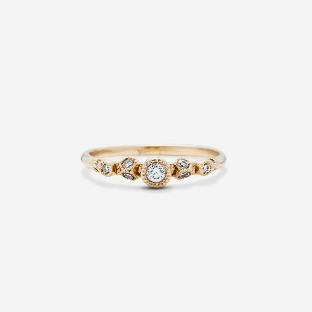 Melee 1 / White Diamonds By Hiroyo in rings Category