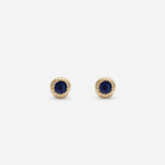 Melee Ball / Sapphire Studs By Hiroyo