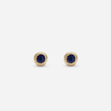 Melee Ball / Sapphire Studs By Hiroyo