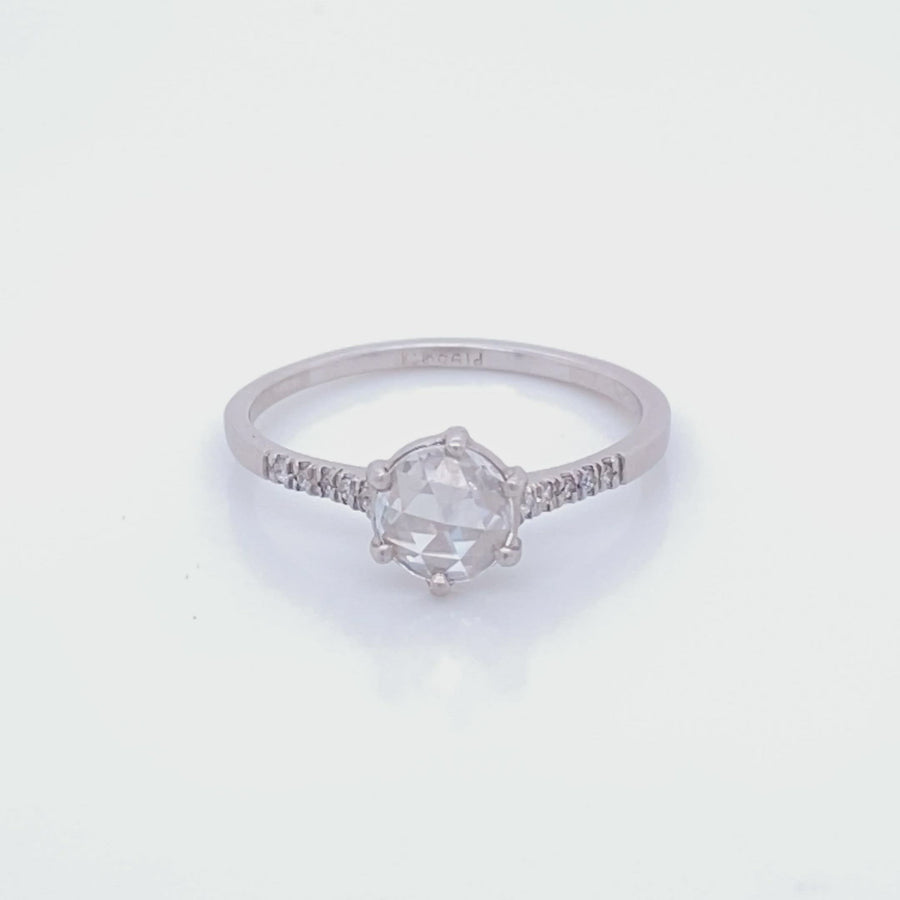 Pave Hexagon / White Diamond