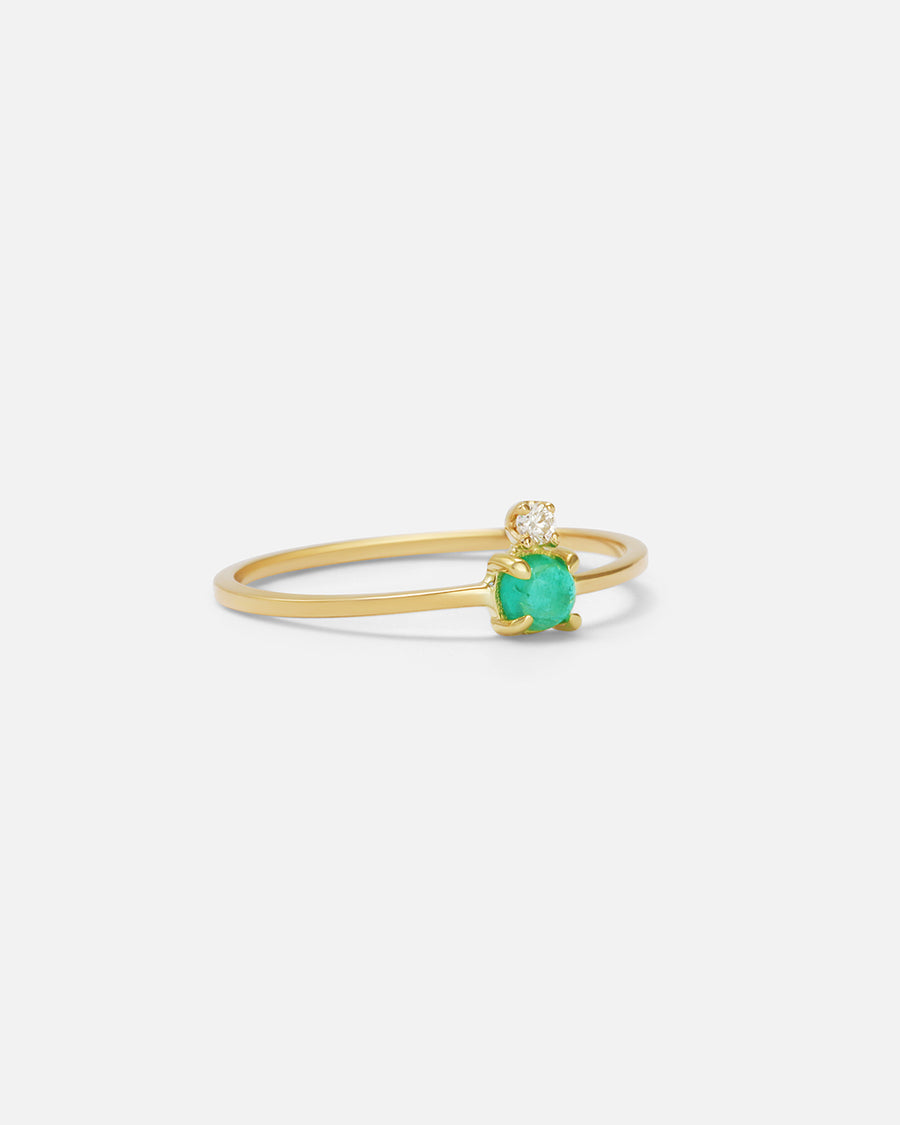 Emerald Cabochon / Ring By Akiko in rings Category