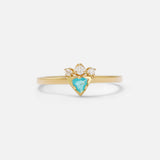 Paraiba Tourmaline / Ring By Akiko in ENGAGEMENT Category