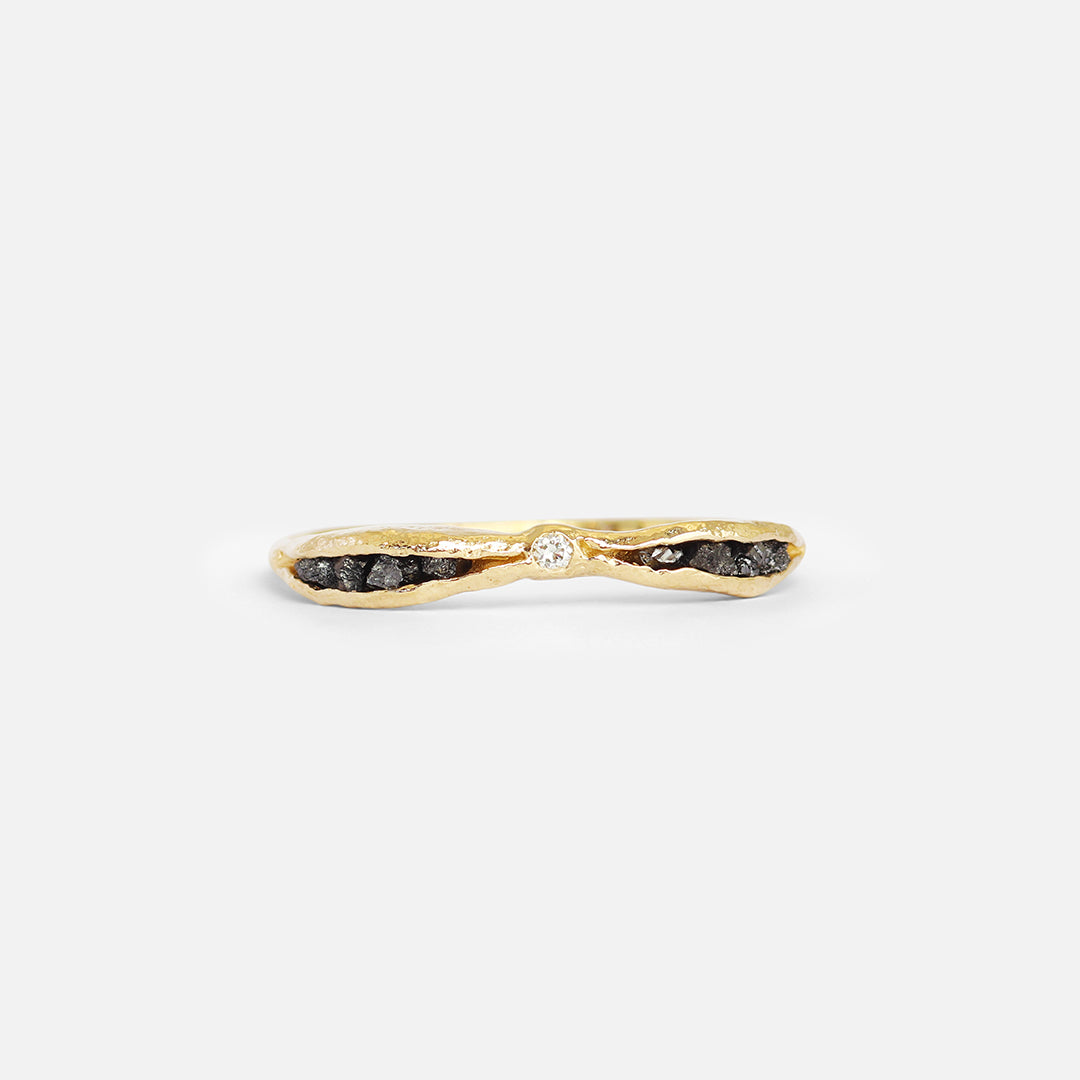 Fancy Grey & Black Diamond / Ring By Ariko in rings Category