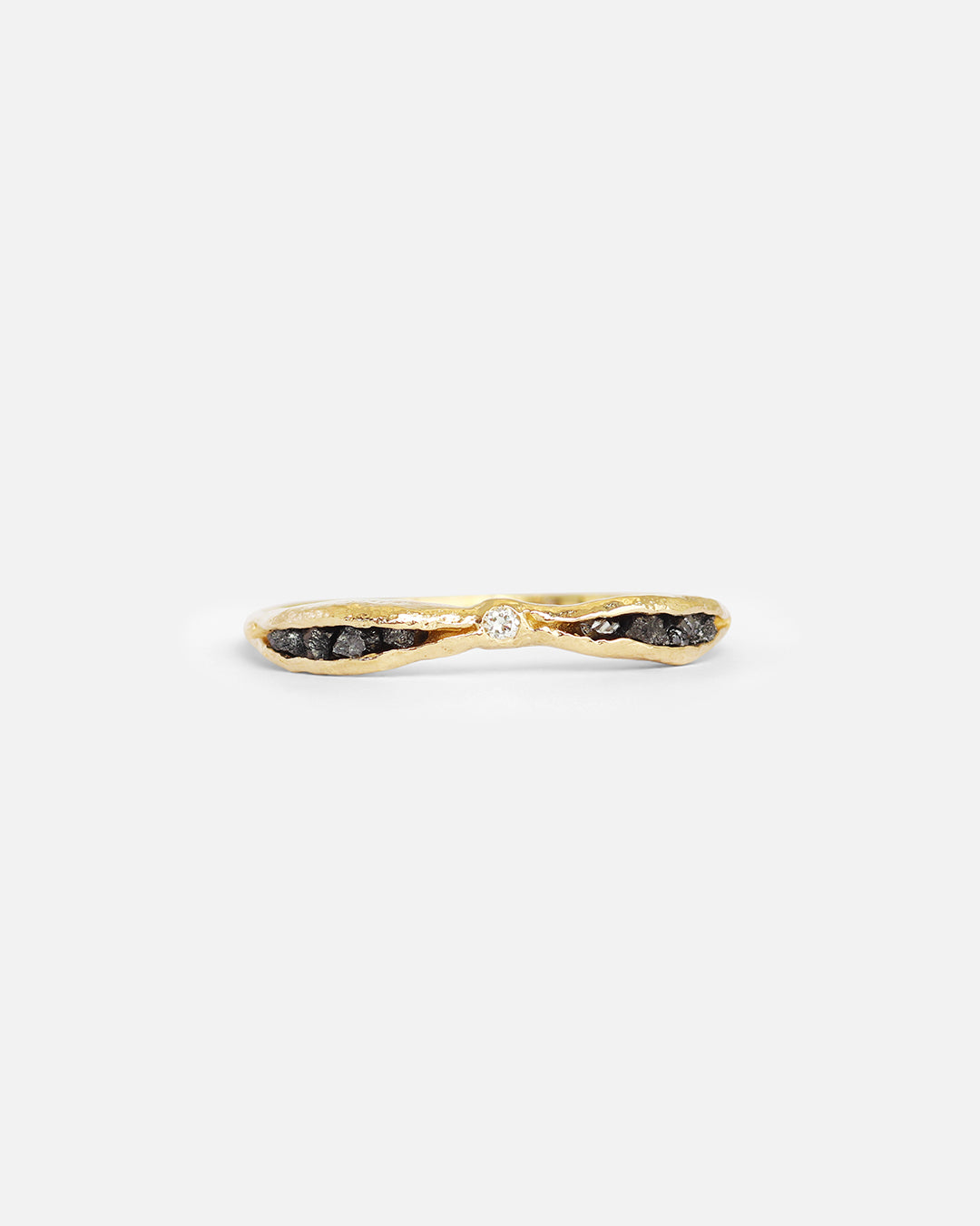 Fancy Grey & Black Diamond / Ring By Ariko