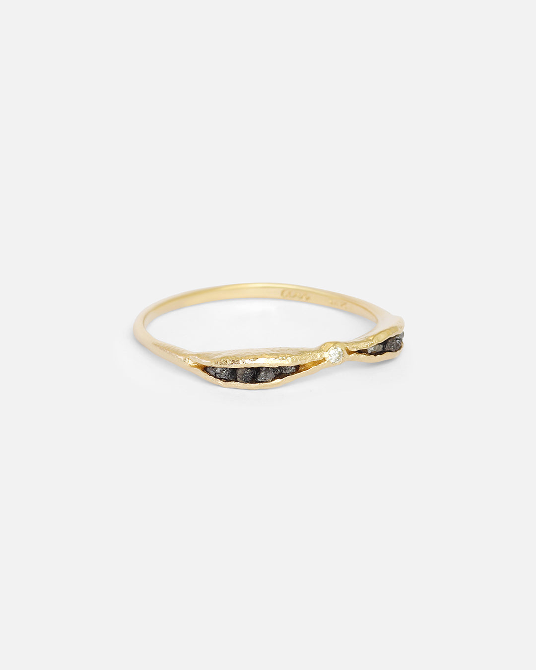 Fancy Grey & Black Diamond / Ring By Ariko
