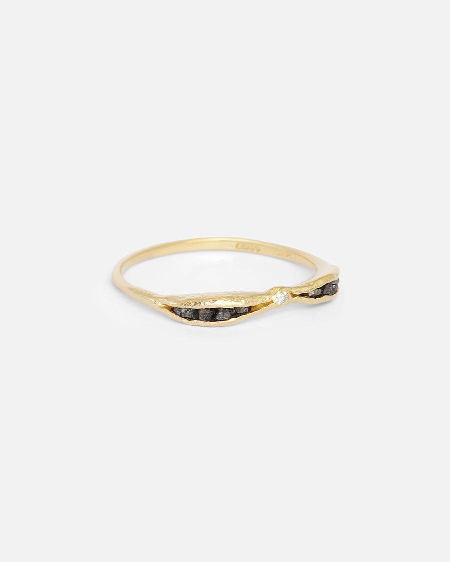 Fancy Grey & Black Diamond / Ring By Ariko in rings Category