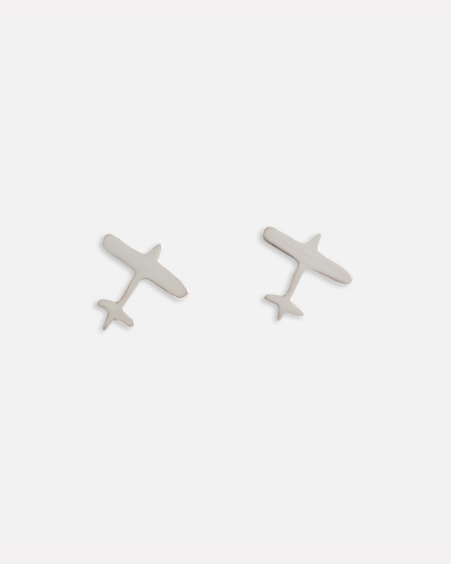 Sky / Plane Studs By fitzgerald jewelry in earrings Category