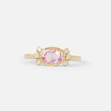 Pink Oval Sapphire / Ring By Akiko in ENGAGEMENT Category