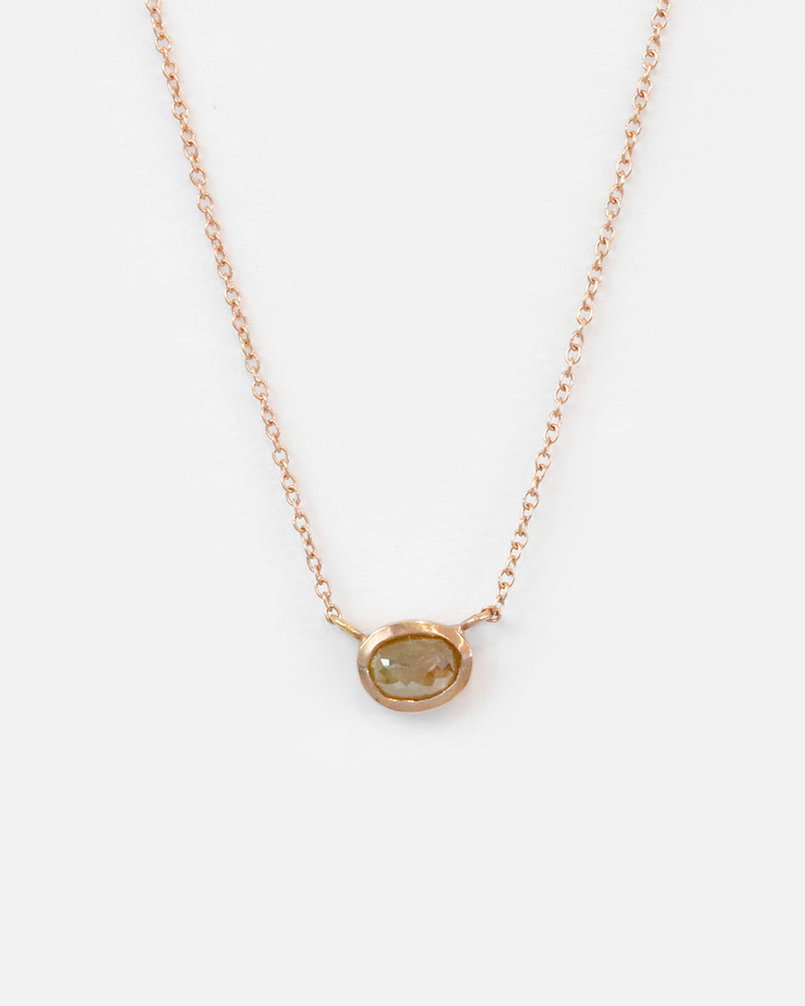 Rose Cut Yellow Diamond / Pendant By Akiko in pendants Category