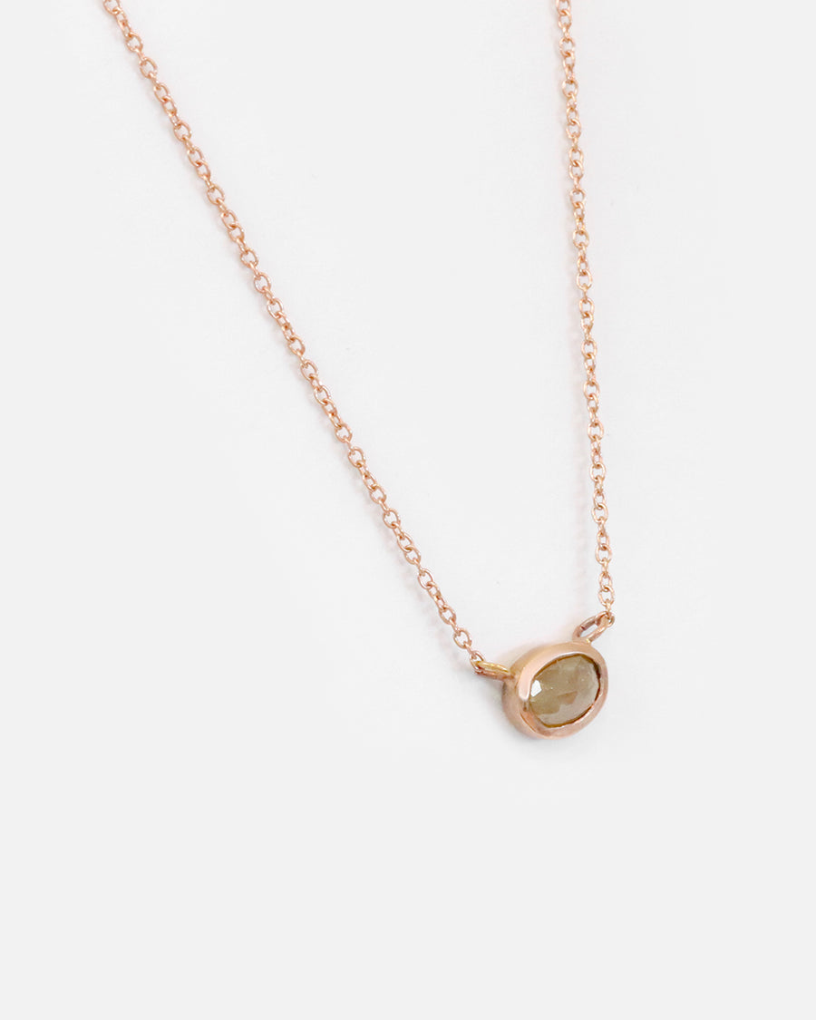 Rose Cut Yellow Diamond / Pendant By Akiko in pendants Category