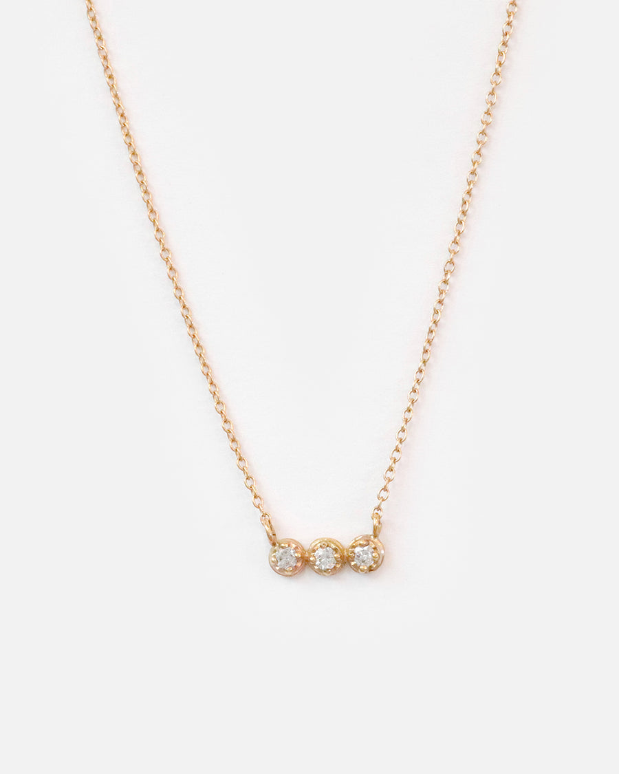 Three Diamond / Pendant By Akiko in pendants Category