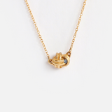 Blue Sapphire Knot / Pendant By Ariko in pendants Category
