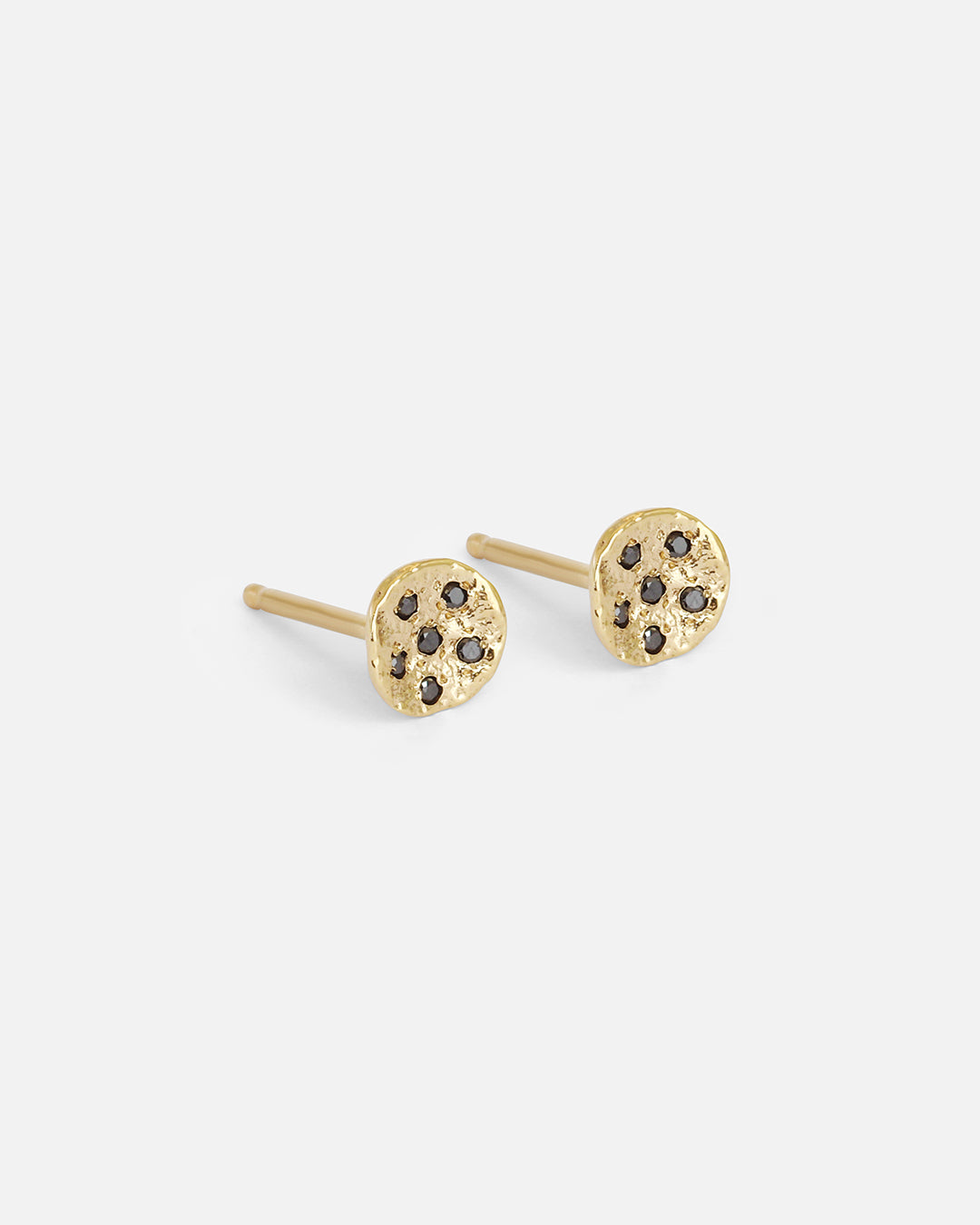 Black Diamond Disc / Studs By Ariko