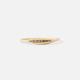 Tiny Champagne Brown Diamond / Ring By Ariko in rings Category