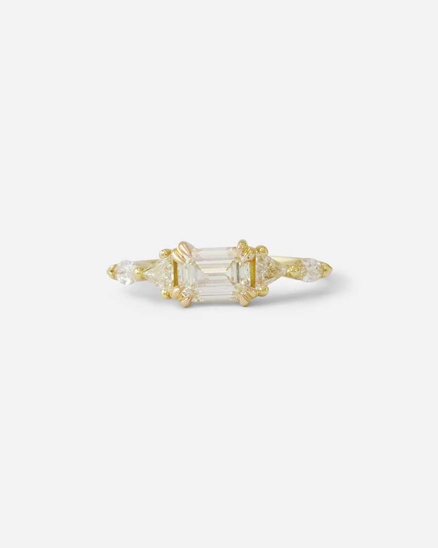 Asimov / Emerald Cut Diamond By fitzgerald jewelry in ENGAGEMENT Category