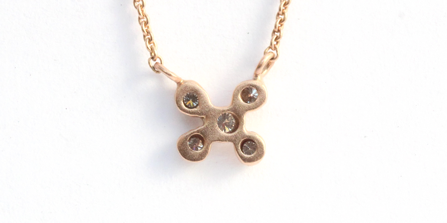 Bubble 10 / White Diamond Pendant By Hiroyo in pendants Category