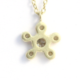 Bubble 11 / Grey Diamond Pendant By Hiroyo