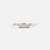 Pave Setting / Bottom Stackable Ring By Hiroyo